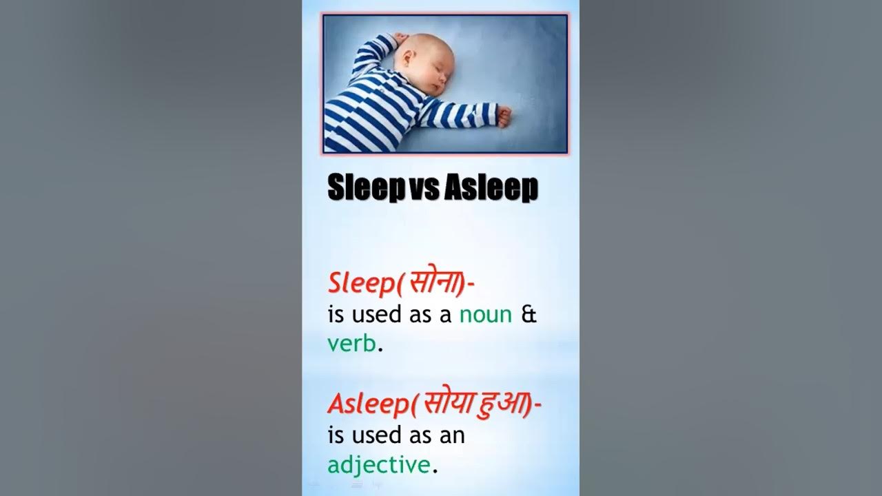 Sleep Vs Asleep Difference Between Sleep And Asleep YouTube sleep-vs-asleep-difference-between-sleep-and-asleep-youtube