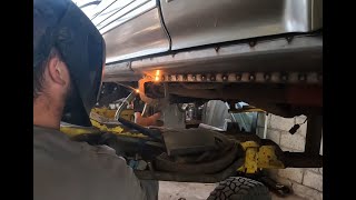 A LOT of welding for Mitsubishi Pajero