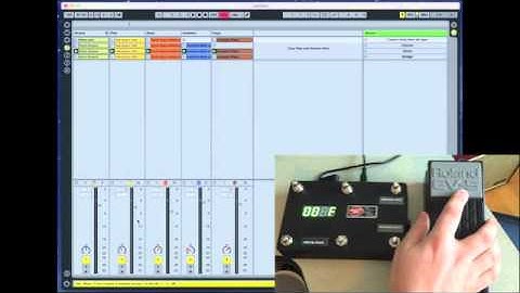 DMC-6D Ableton Live MIDI Foot Controller Demo