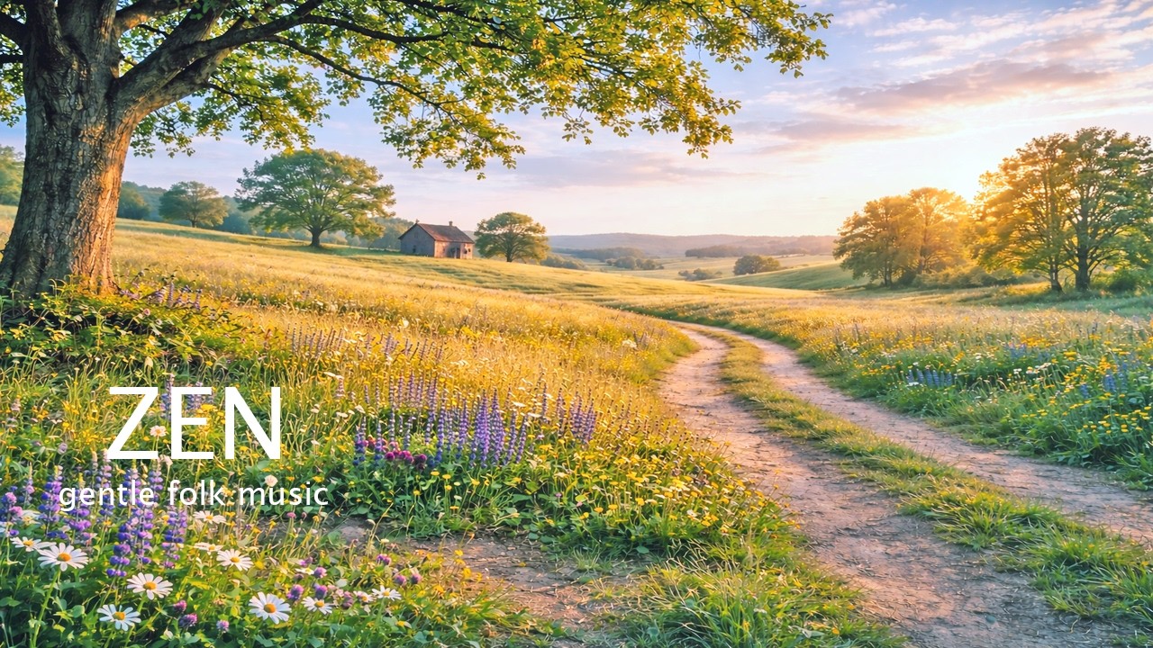 Relaxing Folk & Country Acoustic for Peaceful Days 🌿 Zenflow