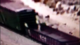 FTRA freight train riders Caught on Video (SP Cotton Belt)
