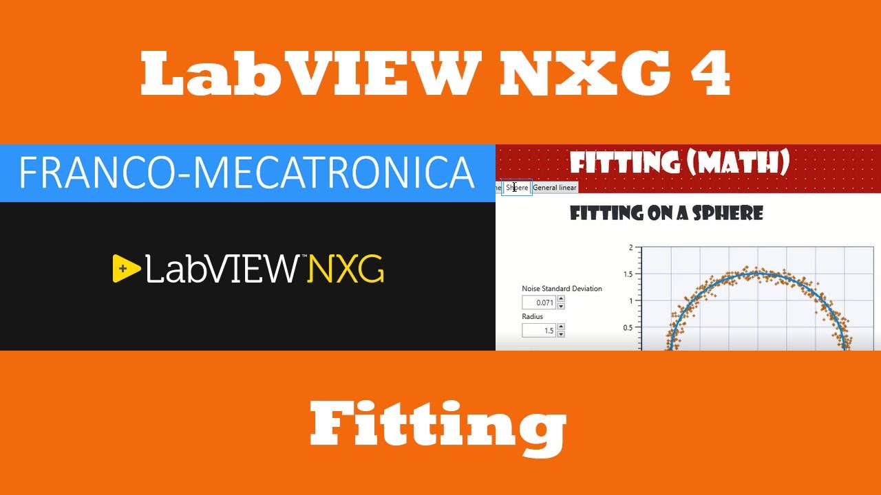 Labview Fitting 22 🔩 Fitting 📈 (Matemáticas) 📊 en #LabVIEW NXG 4 🖥| Franco-Mecatronica ...