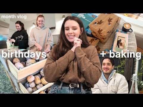month vlog 💌 gabes birthday, book updates + meal prepping!