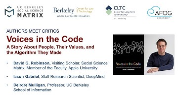 Voices in the Code: A Story About People, Their Values, and the Algorithm They Made