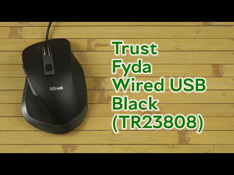 Розпаковка Trust Fyda Wired USB Black (TR23808)