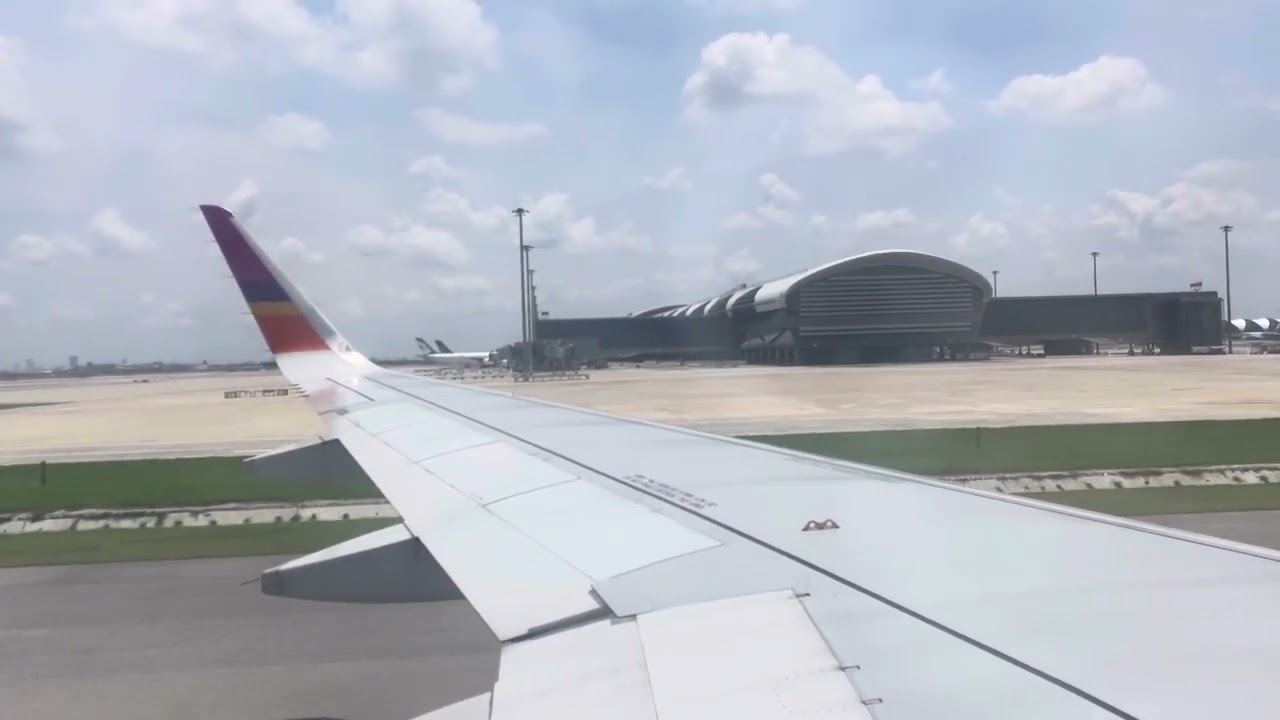 Thai Airways full landing to Bangkok-Suvarnabhumi Airport (BKK) from Khon Kaen Airport (KKC), TG43.