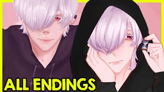 Now I Live With a Yandere Ghost - The Hours Of My Love - ALL ENDINGS