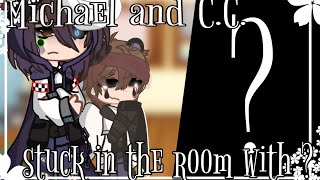 || Michael and C.C. stuck in a room with the Fnaf 4 tormentors for 24 hours || || Fnaf, Gacha club||