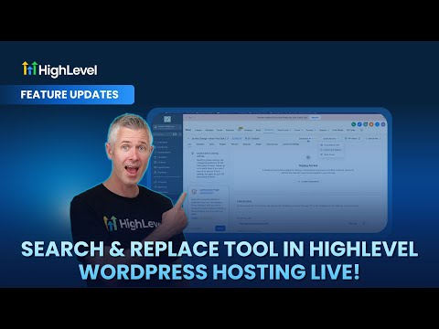 HighLevel WordPress Hosting - Search and Replace Tool Now Live