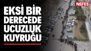 Eksi 1 Derecede Ucuzluk Kuyruğu 9 Saat Beklediler