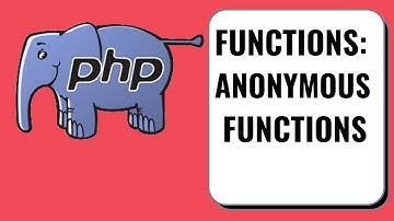 Functions: Anonymous Function