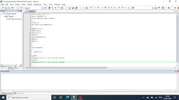 One second delay program for 8051 microcontroller