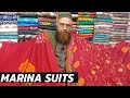 Online Marina Suits collection | Unstiched ladies marina suits- prices in china market rawalpindi