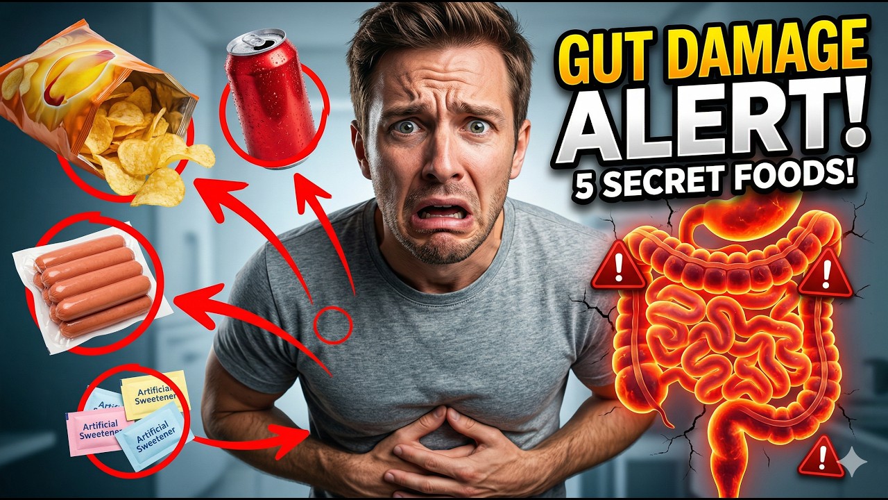 These 5 Foods Are Ruining Your Gut (You Eat Them Daily!) - YouTube