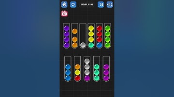 Ball Sort Puzzle by Guru Game: Levels 8231, 8232, 8233, 8234, 8235