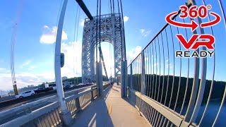 VR 360° NYC Virtual Cycling - George Washington Bridge