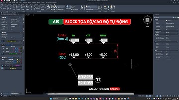 Block cao độ tự động Sử dụng Field | Automated Elevation Block in AutoCAD | AutoLISP Reviewer