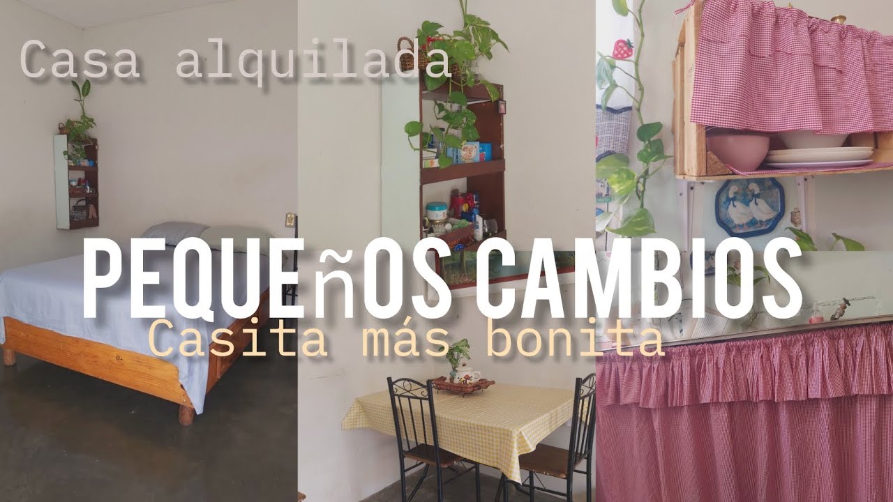 🧹 🧺 Cambios en una casita rentada  simple pero acogedora #amadecasa #hogaracogedor 