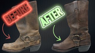 Frye Harness Boots: Are your boots too far gone? Easy How to Clean & Restoration DIY