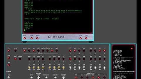 Altair 8800 Intel 8080 Emulator in GameMaker Studio 1.4 GERmulator 8800 (Part 2)