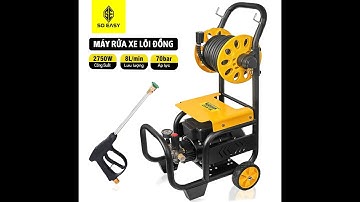 Máy xịt rửa sân, rong rêu, mà xịt bay gạch đá là có thật