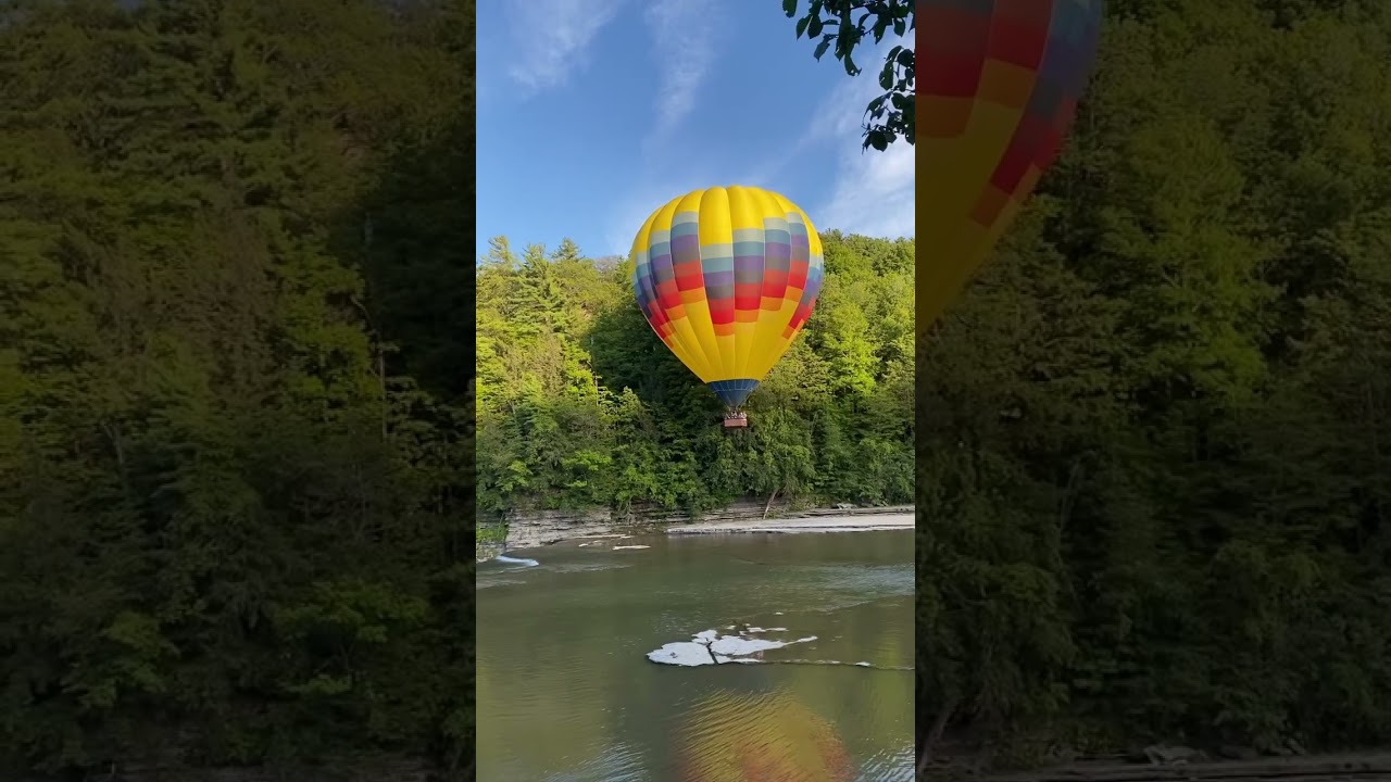 Hot air ballon at letchworth state park !!!