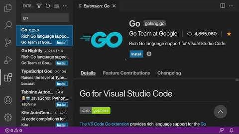 Setting up GoLang development enviornment and VS Code