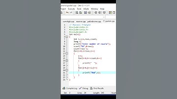 C Programming Basic Pattern Tutorial || Pascal Triangle #coding #programming #shorts #viral #c