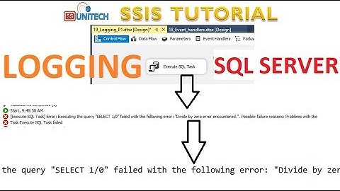 what is logging in ssis | logging to sql server table in ssis | ssis tutorial Part 57