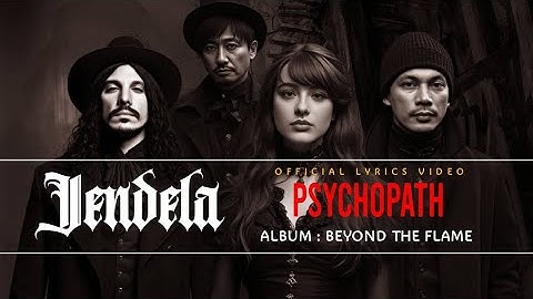 OFFICIAL LYRICS VIDEO of  Psychopath by JENDELA  From the album BEYOND THE FLAME