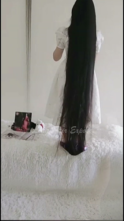 Long Hair Expose | #shortsvideo #longhair #longhairponytail #longhairasian  #domesticlonghair