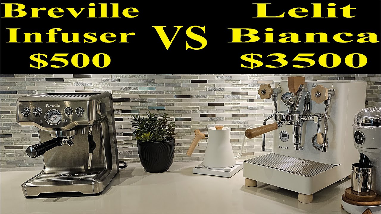 Breville Infuser vs Lelit Bianca Comparison Round 1 Dark Roast YouTube