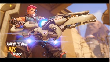 Overwatch : Zarya Quintuple Kill Into Team Kill.