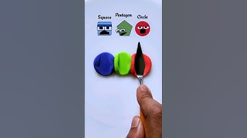 Shape Lore 🔥 #shorts #asmr #alphabetlore #colourmixing