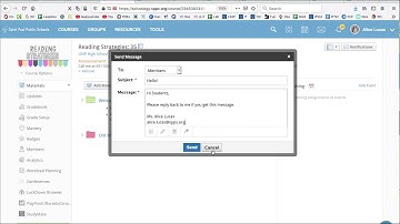Sending Messages to students through Schoology (messages go to spps email)