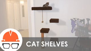 How to build a wall-mounted cat tree