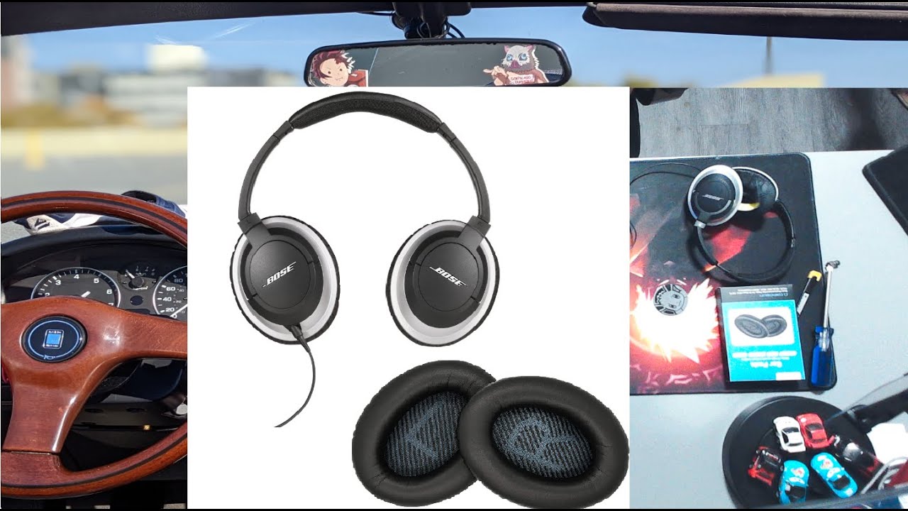 Replacing ear cushions on Bose AE2 Headphones YouTube