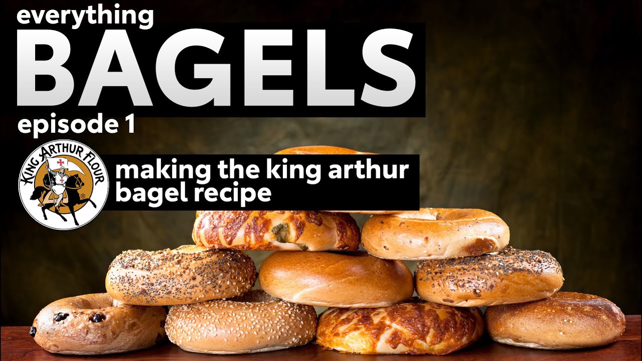 Everything Bagel King Arthur Bagel Recipe Bagels Bagelsandwich Maxresdefault