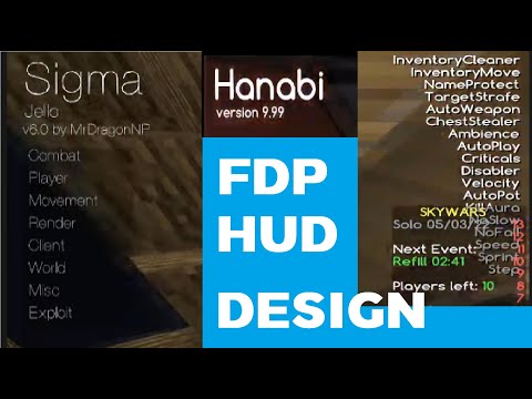 Design your own HUD in FDP Client tutorial