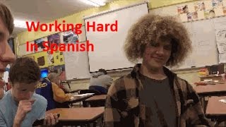 Working Hard In Spanish