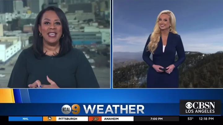 KCAL9 ALISSA CARLSON WEATHER FORECAST JANUARY 14
