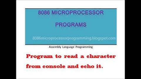 Program to read a character from console and echo it