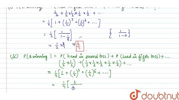 A, B, and C in order toss a coin. The one to throw a head wins. What\r\nare their respective cha...