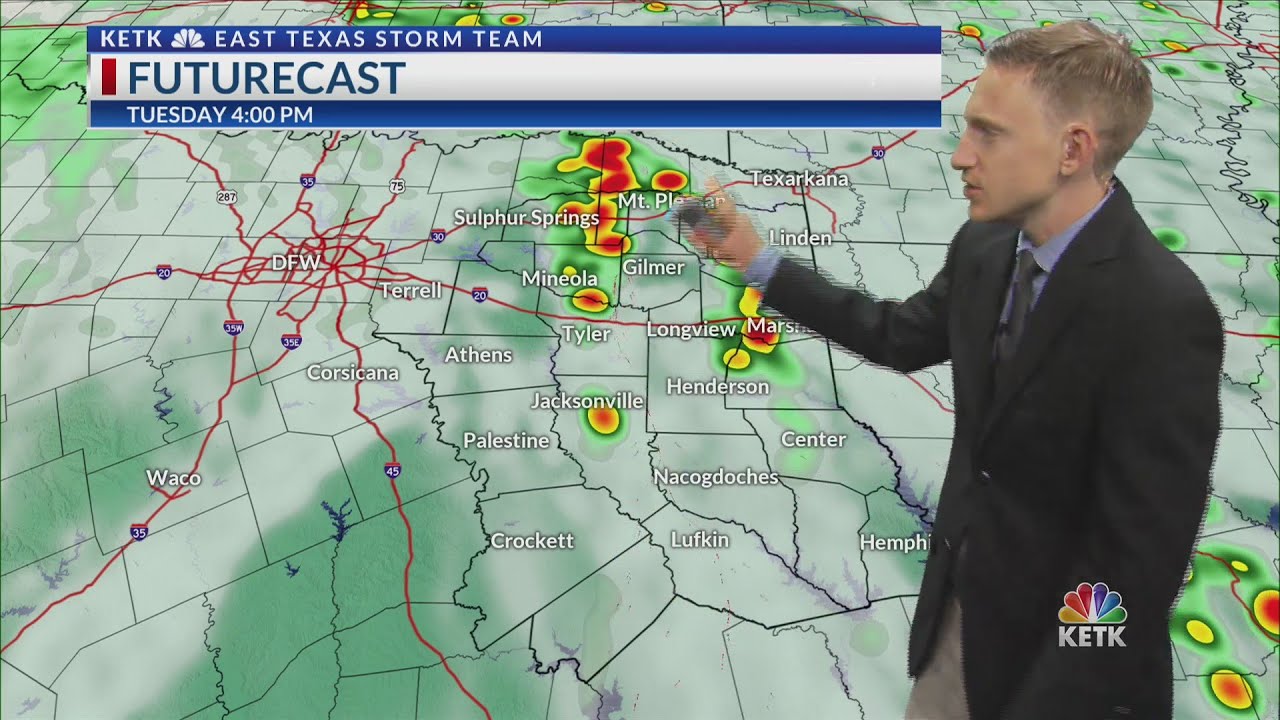 Monday Morning Forecast: Multiple rounds of rain on the way - YouTube