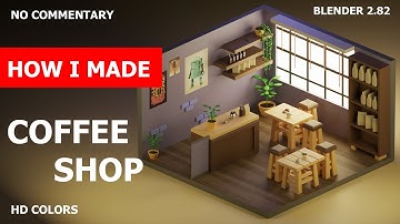 Coffee Shop Blender Tutorial Beautiful Lighting