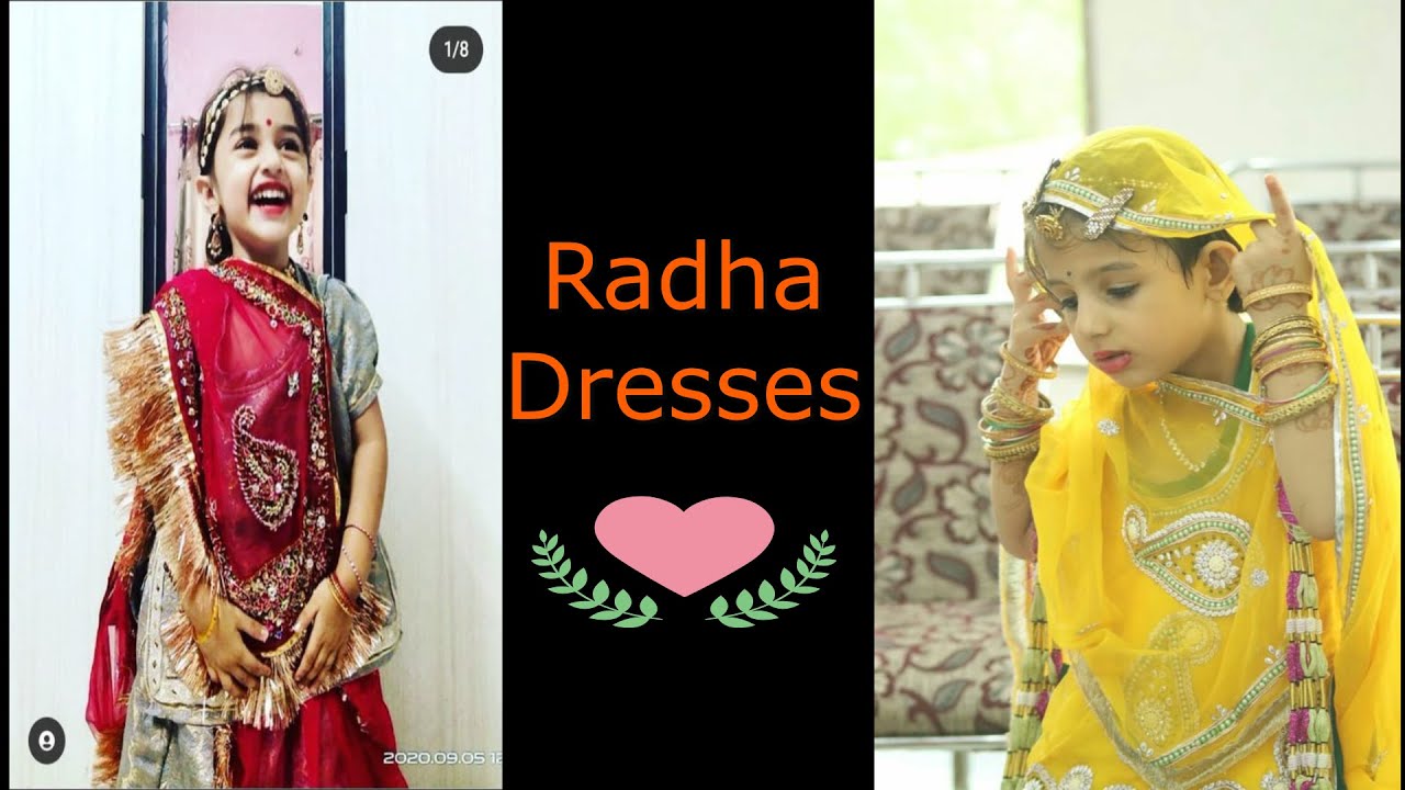 Beautiful Radha Dress Fro Girls, Indian Girl Dress. Lehenga Choli for Baby,  Ghagra Choli, Navratri Lehenga, Chaniya Choli, Radha Lehenga - Etsy