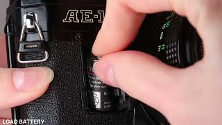 How to Load Battery on Canon AE-1 | Beginner Guide