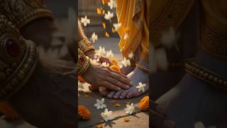 हनुमान जी श्री राम जी की पूजा करते हैं #hanuman #thehindu #hindustan #jaishreeram #trending
