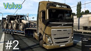 Carrying Tructor With VOLVO Truck || Euro Truck Simulator 2 screenshot 5