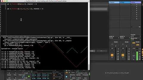 Ableton Live & Python! ライブコーディング環境FoxDotとAbleton Liveを連携したリアルタイム演奏